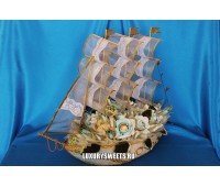 Корабль из конфет Морская жемчужина