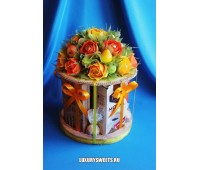 Композиция из конфет Сладкая карусель
