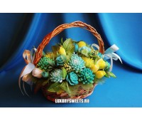 Корзина из мыла ручной работы Небесные грёзы 2