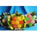 Букет из мыла ручной работы Красивые хризантемы