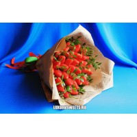 Букет из клубники Клубничный поцелуй