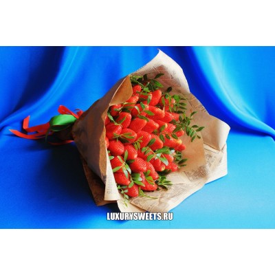 Букет из клубники Клубничный поцелуй