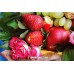 Букет из фруктов, конфет и роз Солнечная Фрейя