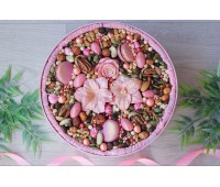 Подарочный набор в шляпной коробке из орехов Вкусные эмоции 6