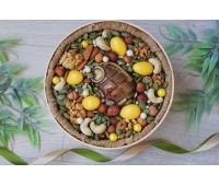 Подарочный набор в коробке из орехов Вкусные эмоции мужской 2 Подарочный набор в коробке из орехов Вкусные эмоции мужской 2