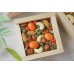 Подарочный набор в деревянном ящике с крышкой Бокс из орехов Вкусные эмоции мини