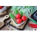 Мыло ручной работы Набор в коробочке Огурчики, помидорчике в салатнике