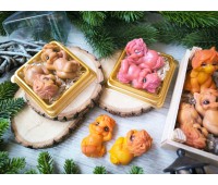 Мыло ручной работы Мини лошадки под куполом