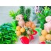 Мыло ручной работы Мини-букет Новогодний подарок с мандаринками и барашком