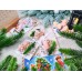 Мыло ручной работы Мини козочки на открытке с веточкой в упаковке 3 шт