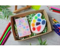 Мыло ручной работы Школьный набор Любимое ИЗО