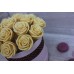 Шляпная коробка из шоколадных роз Виктория 23шт (Б)