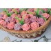 Корзина из шоколадных роз Новелла 47шт (СР)